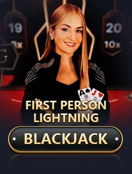 First Person Lightning Blackjack (Evolution)