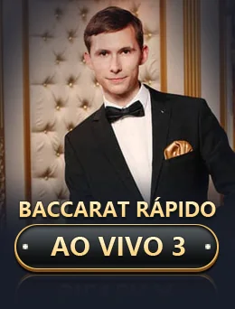 Baccarat Rápido Ao Vivo 3 (Evolution)
