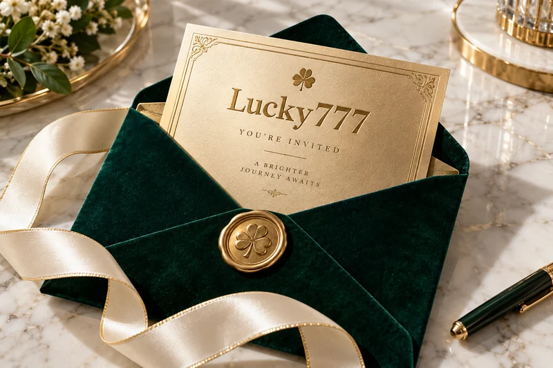 Lucky777 ဘောနပ်စ်ကုဒ်လမ်းညွှန်အတွက် ဖိတ်စာပုံ