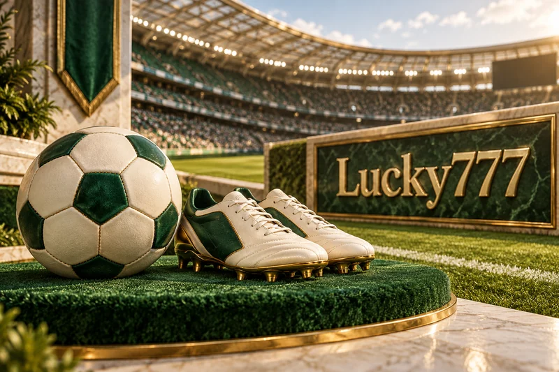 Lucky777 အားကစားကဏ္ဍအတွက် ဘောလုံးနှင့် အားကစားဖိနပ်ပုံ